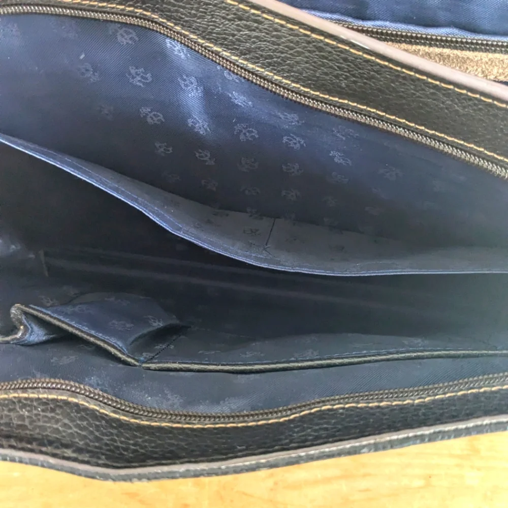Vintage Brooks Brother Pebble Grain Leather Briefcase